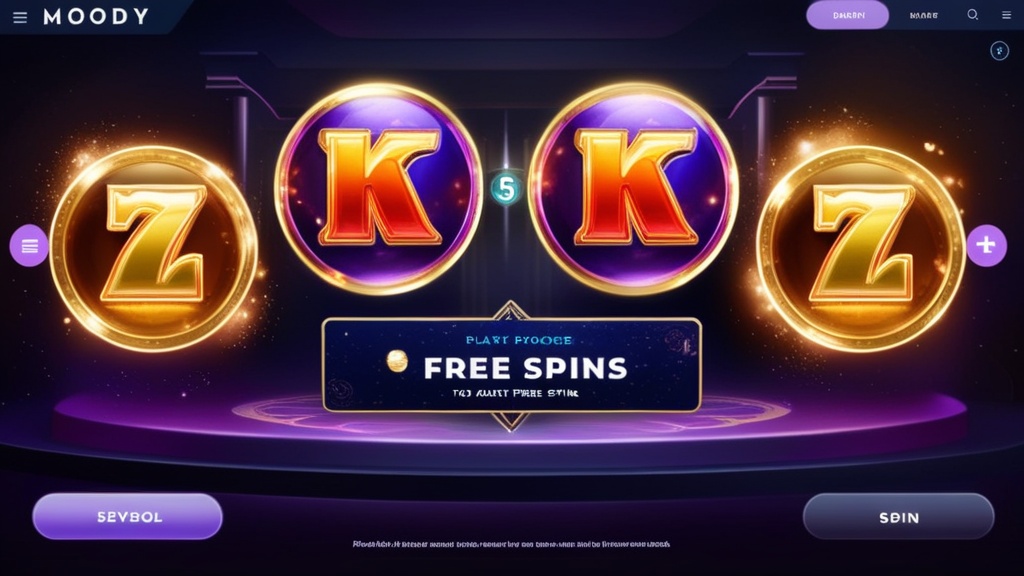 Freispiele auf einem leuchtenden Spielautomaten im Casino